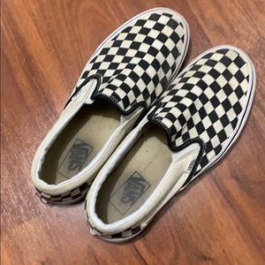Super great condition checkered vans!